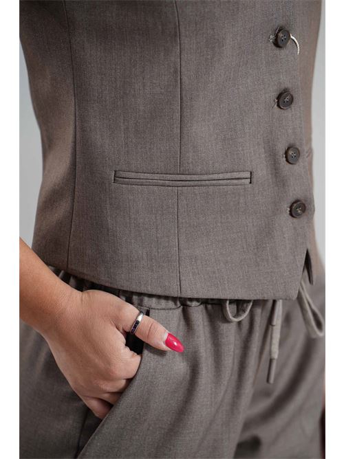 Gilet elastico federica erre | BELINDA 789FANGO